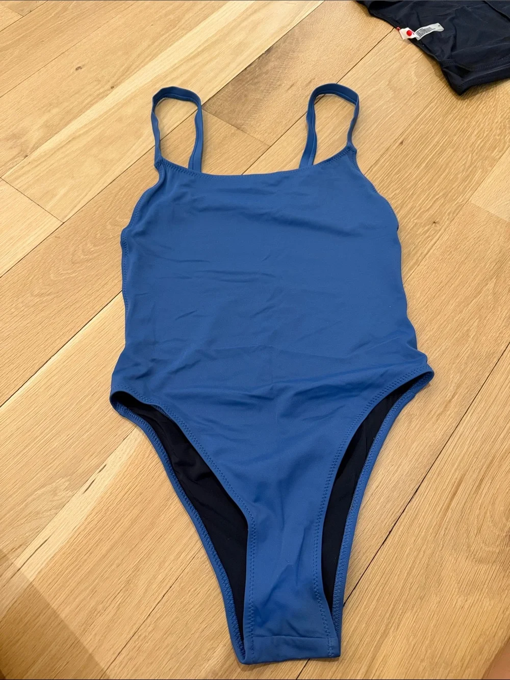 SOLID & STRIPED Kids Blue One-Piece Swimsuit